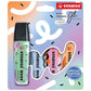 Textmarker - STABILO BOSS ORIGINAL Pastel by Ju Schnee - 4er Pack - Hauch von Minzgrün, Wolkenblau, frische Fuchsie, sanftes Orange
