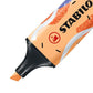 Textmarker - STABILO BOSS ORIGINAL Pastel by Ju Schnee - 4er Pack - Hauch von Minzgrün, Wolkenblau, frische Fuchsie, sanftes Orange