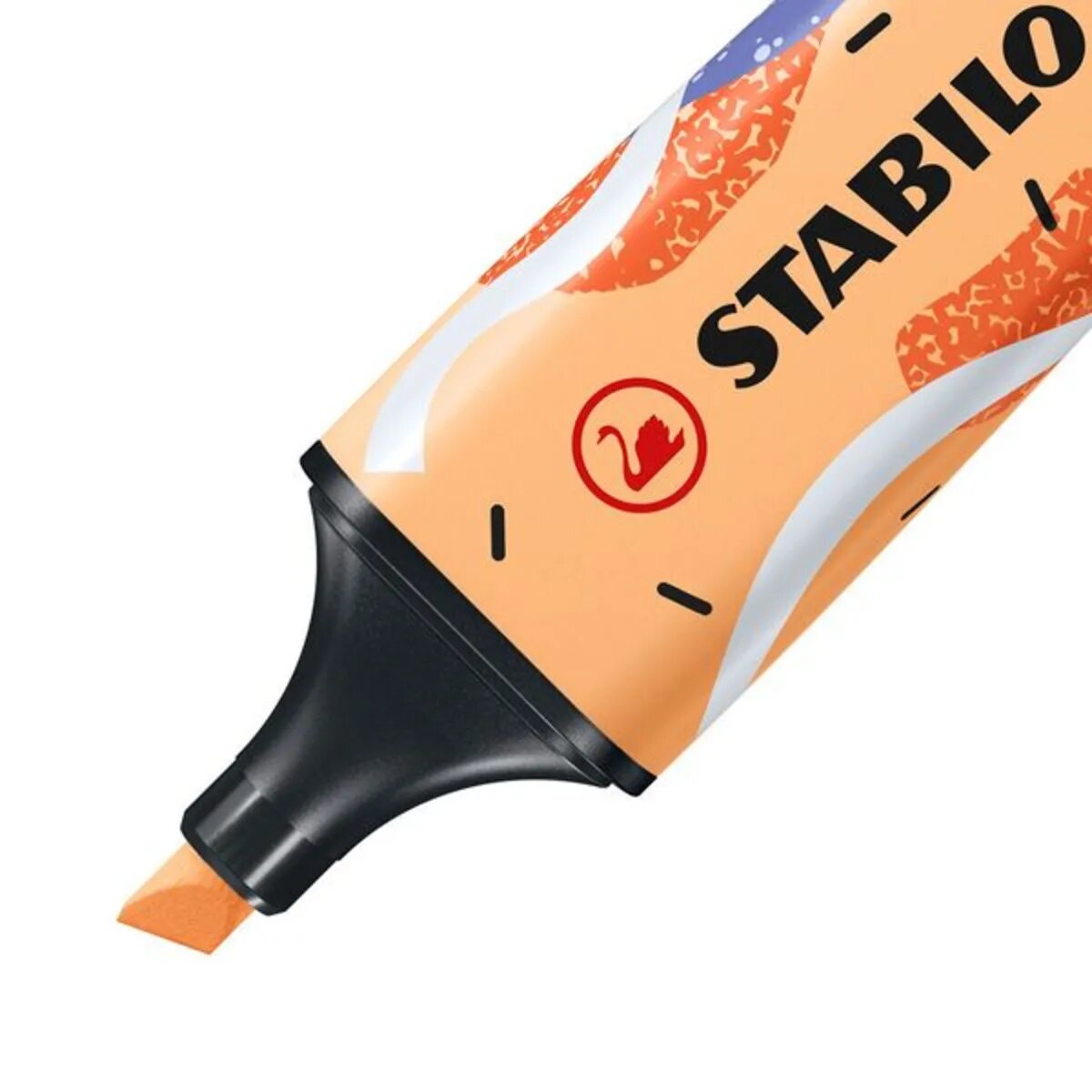 Textmarker - STABILO BOSS ORIGINAL Pastel by Ju Schnee - 4er Pack - Hauch von Minzgrün, Wolkenblau, frische Fuchsie, sanftes Orange