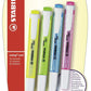 Textmarker - STABILO swing cool - 4er Pack - gelb, grün, blau, pink
