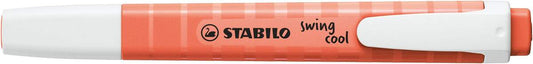 Textmarker - STABILO swing cool Pastel - Einzelstift - Korallrot