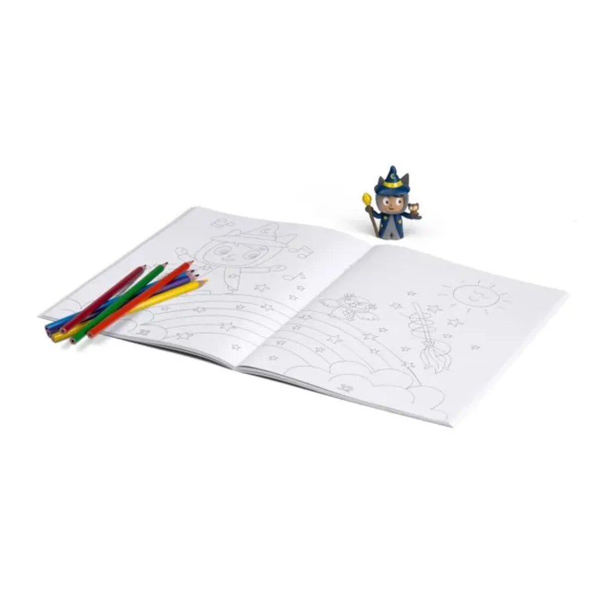 tonies® Zubehör - Ein magisches Malbuch + Kreativ-Tonie Zauberer - Freundschaftstag im Zauberwald