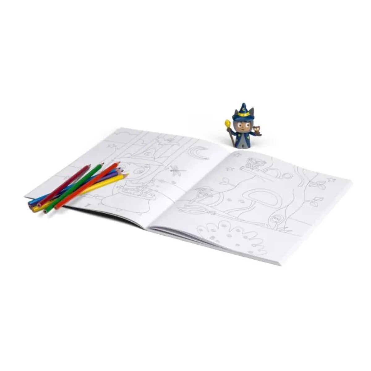 tonies® Zubehör - Ein magisches Malbuch + Kreativ-Tonie Zauberer - Freundschaftstag im Zauberwald