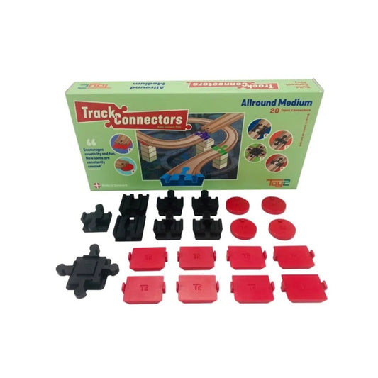 TOY2 Gleisverbinder Allround Medium, 20 Teile