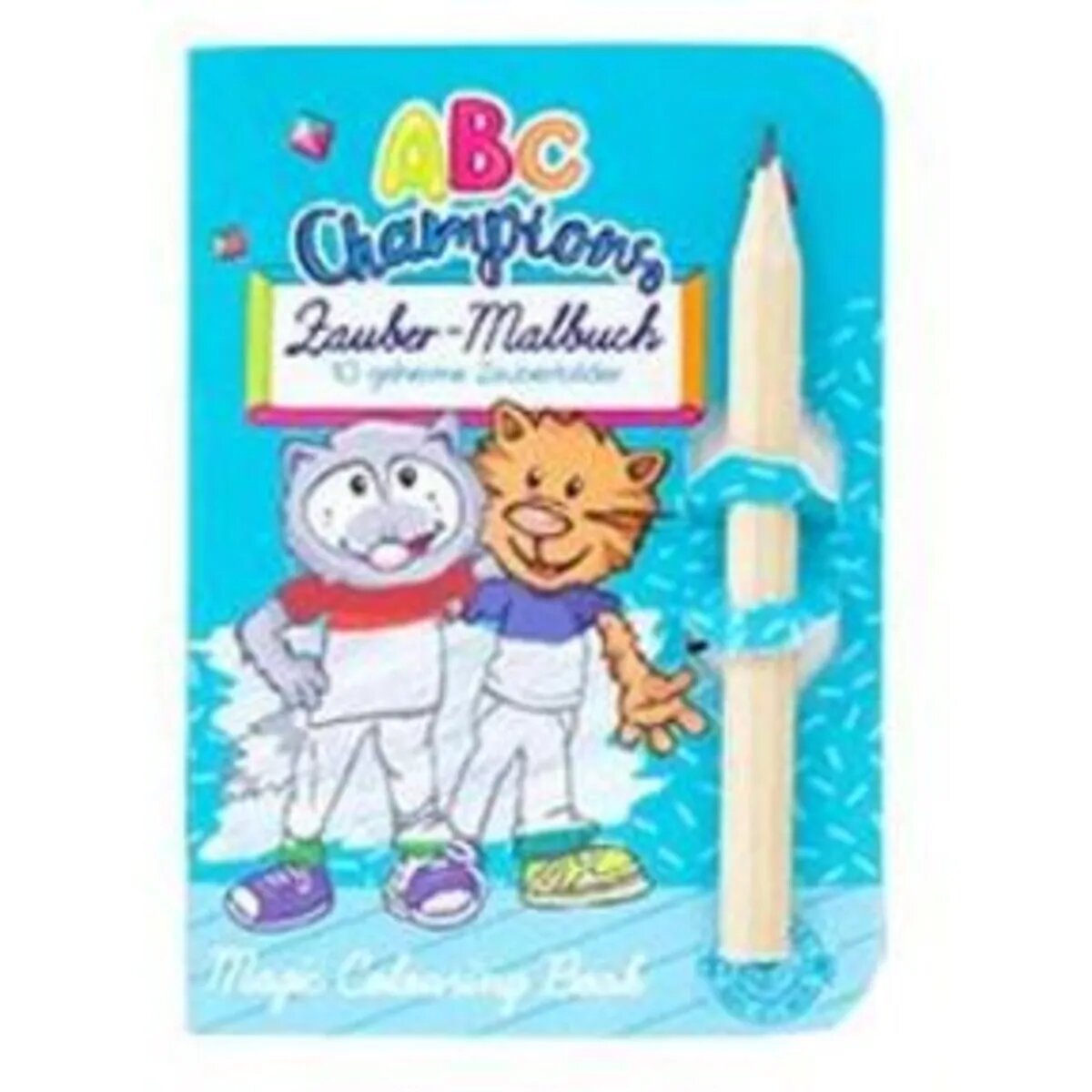 Trendhaus ABC Champ Zaubermalbuch mit Bleistift, 1 Stück, 3-fach sortiert
