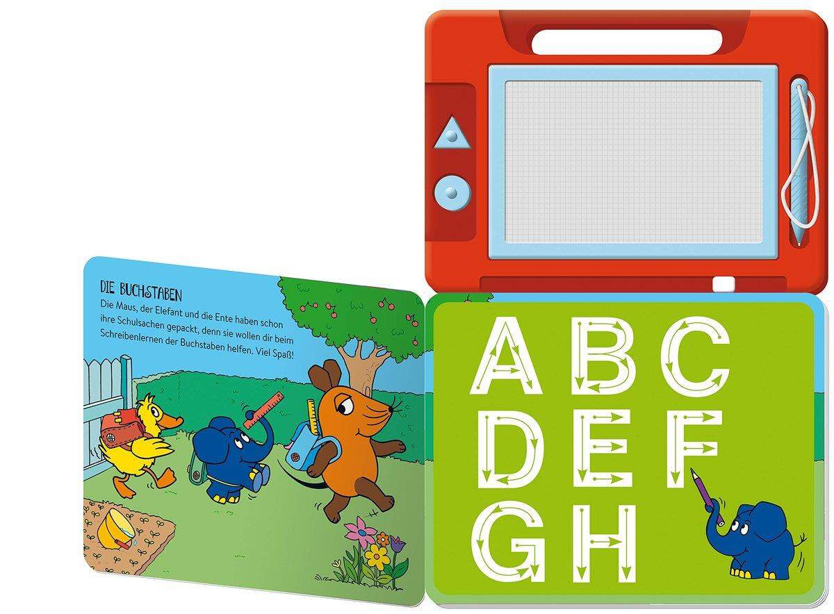 Trötsch Die Maus - Zaubertafel-Buch, 12 Seiten