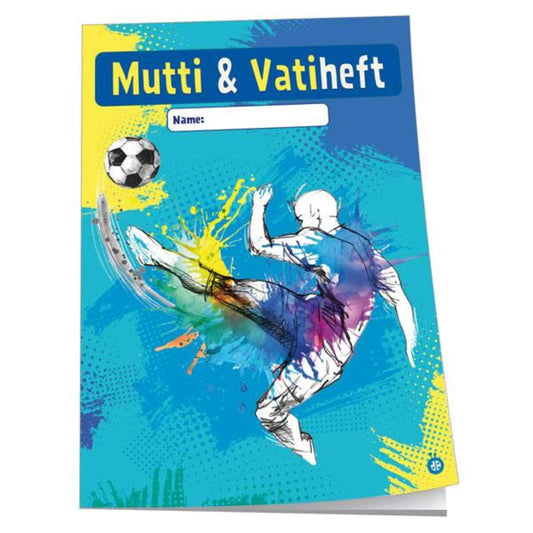 Trötsch Mutti und Vatiheft A6 Fußball 48 Seiten liniert