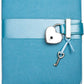 Trötsch Tagebuch matt und shiny blau mit Schloss