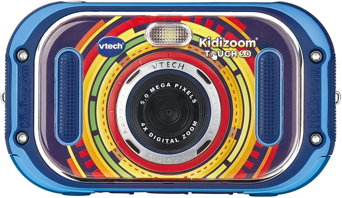 VTech KidiZoom Touch 5.0 blau inkl. Tragetasche Kinderkamera