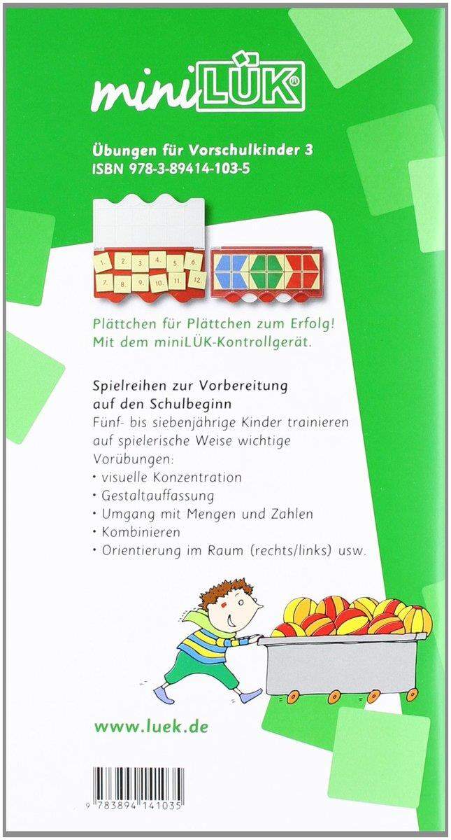 Westermann miniLÜK Vorschulkinder 3 - Vorbereitung Schulbeginn