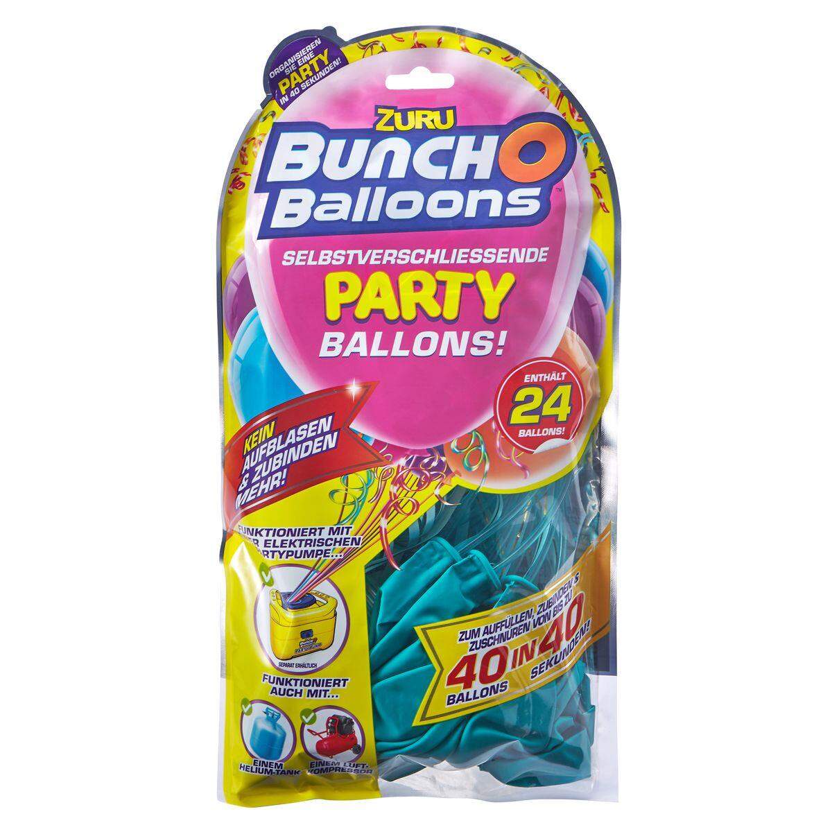 Zuru Bunch O Balloons PARTY Refill 24 Balloons bunt, sortiert